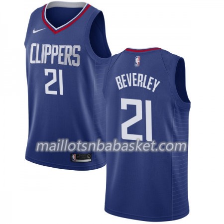 Maillot Homme Los Angeles Clippers Patrick Beverley 21 Nike 2017-18 Bleu Swingman